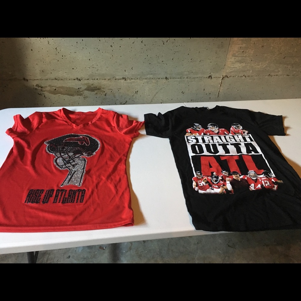 Atlanta Falcons Women Shirts (both shirts for $6)